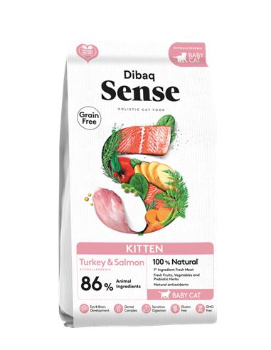 Kittens Pavo & Salmon Gatito 1.5kg - Dibaq Sense