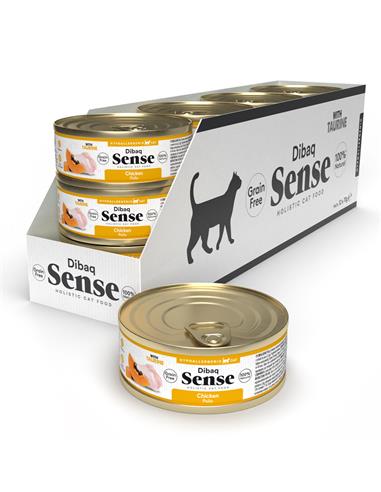 Pack 12 Latas Pollo Gato - Dibaq Sense